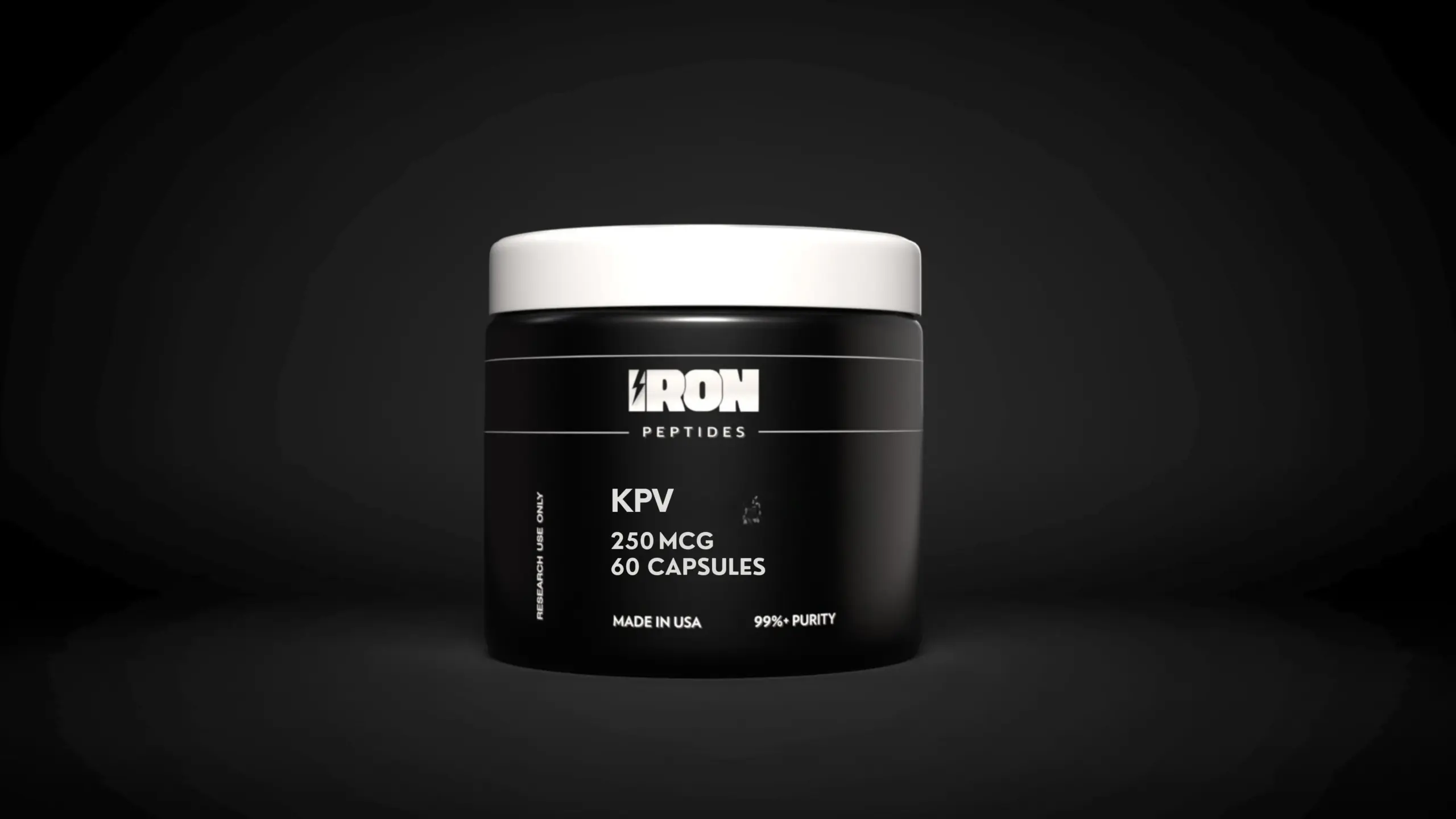 KPV peptide research capsules by Iron Peptides