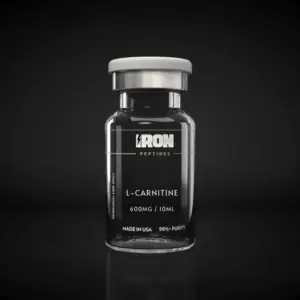L-Carnitine 600MG 10ML research solution by Iron Peptides