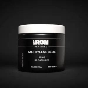 Methylene Blue 20MG research capsules by Iron Peptides